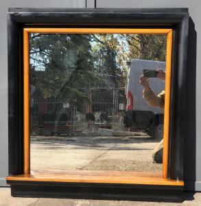 Beautiful Art Deco mirror with a shelf at the base
