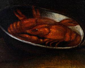 Nicola Levoli (Rimini, 1728 – 1801), attr., Natureza morta com peixes e crustáceos - Foto 6