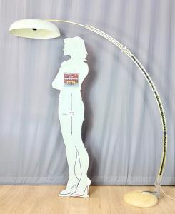 🥇Lindíssima luminária de chão em arco vintage, perfeita e original dos anos 70🥇
