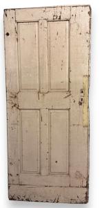 PTE154 - Porta simples lacada, época '7/'800, medida da luz cm L 81 x A 190