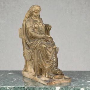 Figura di Donna in Stile Neoclassico - Italia XIX Secolo 