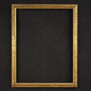 Antique gilded Italian frame from the 19th century