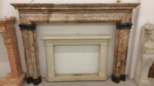 SALVATOR ROSA BRECCIA MARBLE FIREPLACE FROM THE 17TH CENTURY