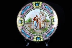 Large Vienna porcelain plate
