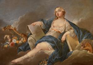 Pierre Charles Trémolières (Cholet, 1703 - Paris, 1739), Allegoria della Poesia (la Musa Calliope)