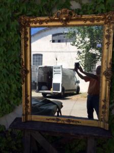 Genoese Louis XVI Mirror/Fireplace Surround - Restored (work in progress)_car 744