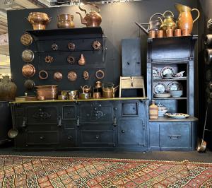 Stufa cucina in ghisa francese di dimensione e qualità assai rara