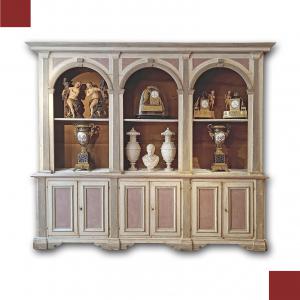 LIBRERIA NEOCLASSICA DIPINTA FINE XVIII-INIZI XIX SECOLO