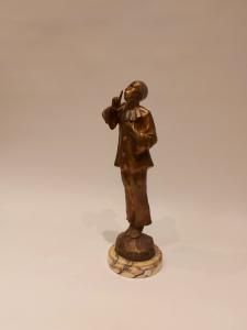LOYER Pierrot bronzo 1920
