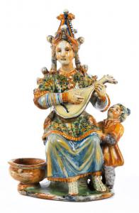 Bottega dei Patanazzi (séculos XVI-XVII) Tinteiro urbinate