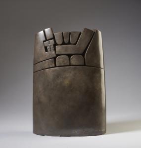 Giuseppe Rivadossi (Nave, 1935)  MATER AMABILIS, 1999  scultura in bronzo