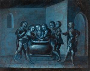 Pintor francês (séc. XVIII) - José atirado pelos irmãos na cisterna.