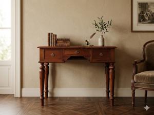 Small Mahogany Hall Table/Console - Restoration Included_car 3485