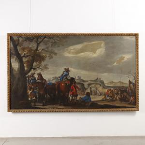 Dipinto L'attesa della Battaglia