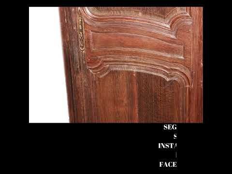 Stipo ad 1 Porta Francese di inizio 1800 in legno di Quercia - Foto 7