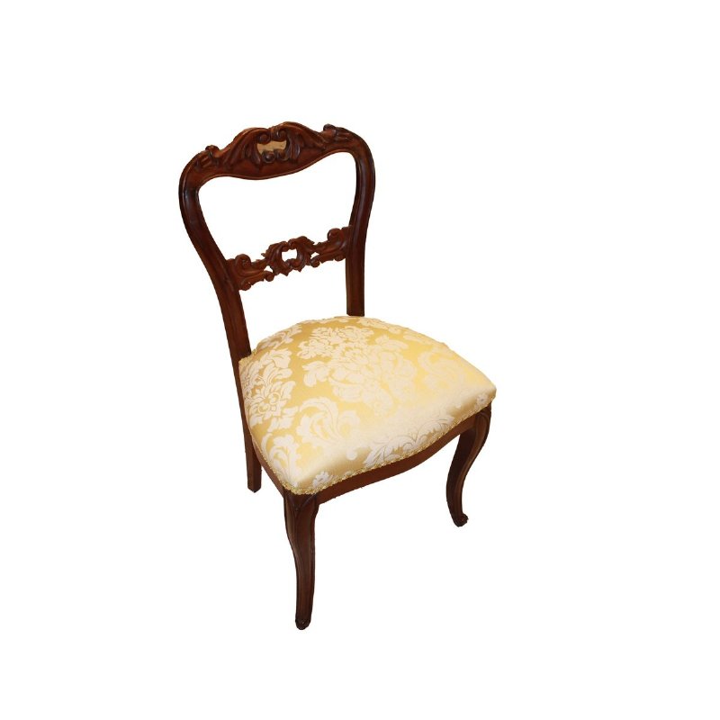 Coppia di sedie in Mogano Stile Luigi Filippo del 1800