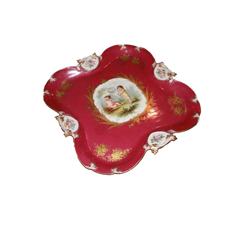Porcelain tray, Sèvres Manufactory, 19th century