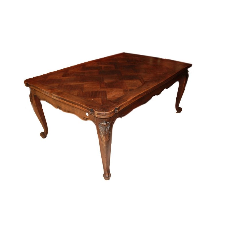 Mesa Provenzal Rectangular de Nogal Siglo XIX