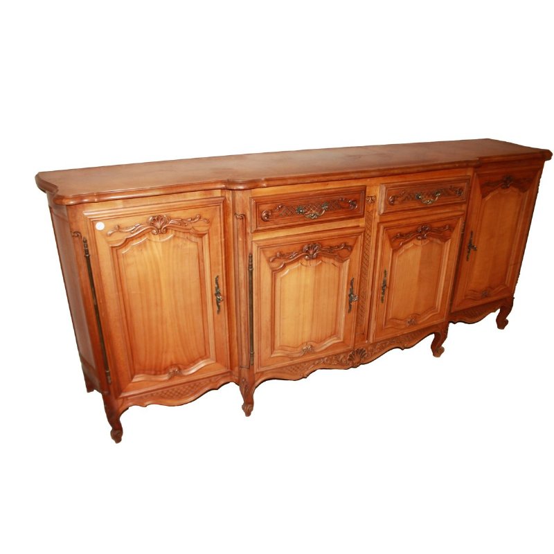 Grande credenza Provenzale in Legno di Ciliegio 4 Porte XX secolo