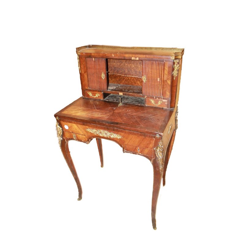 Small Bonheur du Jour, mid-19th century, Louis XV style.
