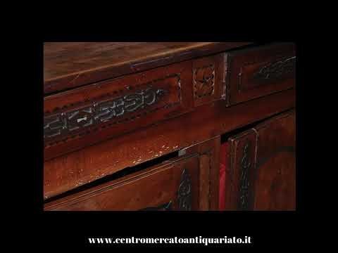 Provençal French sideboard from the second half of the 1800s in walnut wood - Foto 7