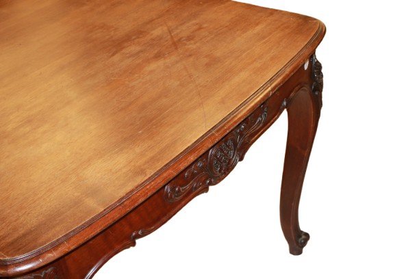 Fixed Table, Late 19th Century Provençal Style, Walnut Wood - Foto 5
