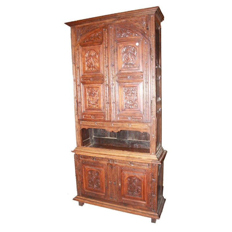 Credenza Francese Riccamente Intagliata XIX secolo