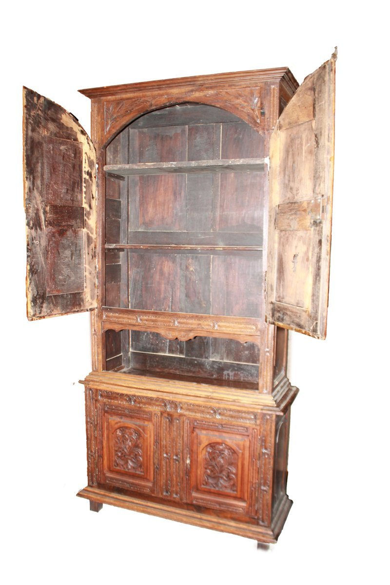 Credenza Francese Riccamente Intagliata XIX secolo - Foto 5