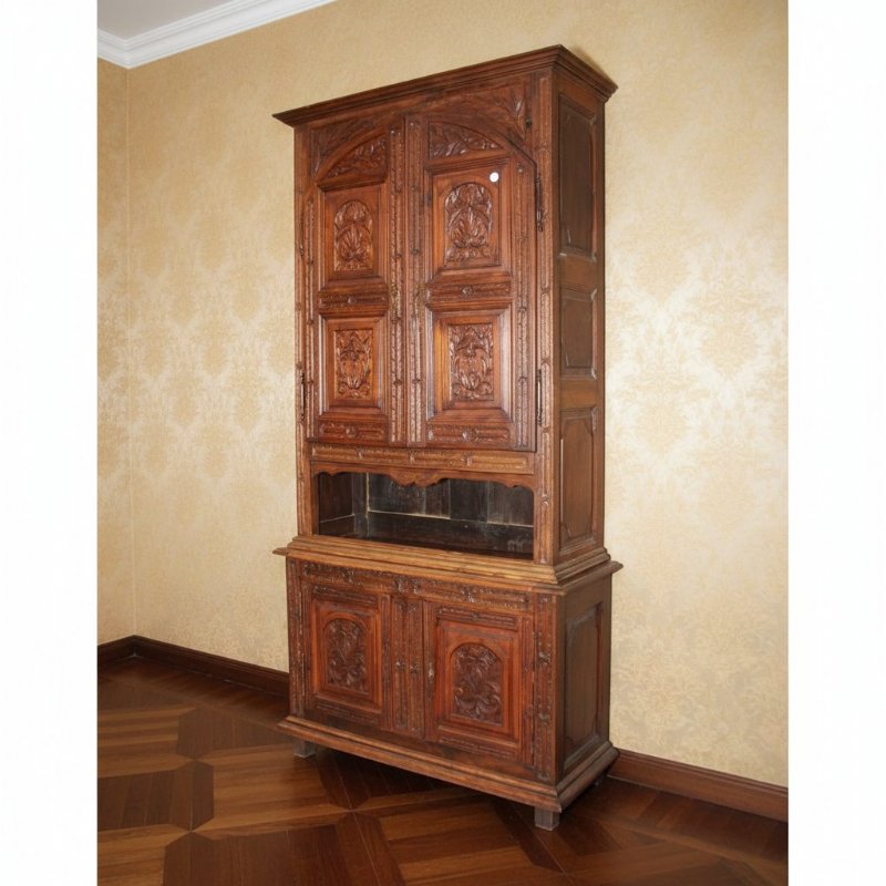 Credenza Francese Riccamente Intagliata XIX secolo - Foto 6