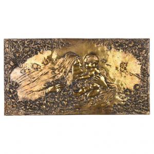 "Maternity" bronze plate - SN -