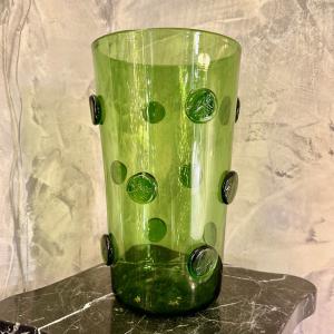 Vaso con bottoni – vetro Empoli