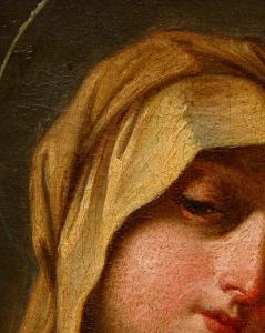 18th-century Roman artist, Virgin in Prayer - Foto 6