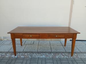 Antique rectangular fixed table. 202x89x81h - Foto 6