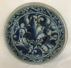 PRATO DE CERÂMICA MAIOLICA, VENEZA SÉCULO XVI
