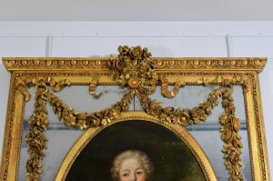 Trumeau mirror in carved and gilded wood, Piedmont, early 19th century - Foto 8