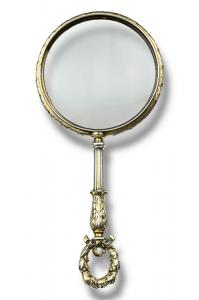 Lente D’Ingrandimento con Parti in Argento 950 - Francia 1838 
