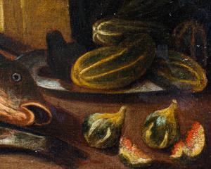 Nicola Levoli (Rimini, 1728 – 1801), attr., Natureza morta com peixes e crustáceos - Foto 9