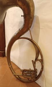 SOUSAPHONE EN LAITON FIN XIXE SIÈCLE - Foto 5