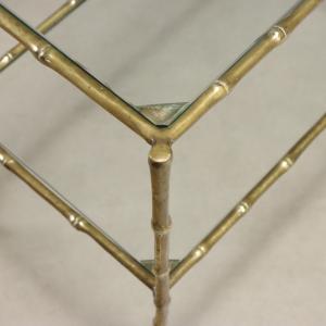Eleganti Tavolini a Nido con Gambe in Ottone - Foto 5