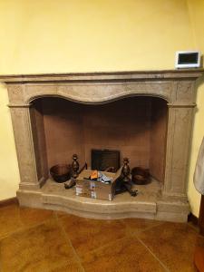 Brescian Marble Fireplace