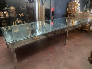 Mesa de vidro de Murano 140 × 400 × 80 A