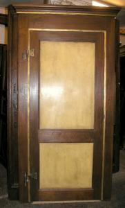 pts289 n.5 Türen aus Nussbaumholz, Epoche 18. Jahrhundert, Maße: B 114 x H 226 cm