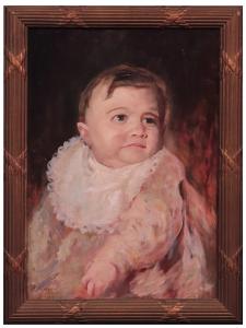 Giuseppe Mascarini (1877- 1954)- Ritratto di Bambina