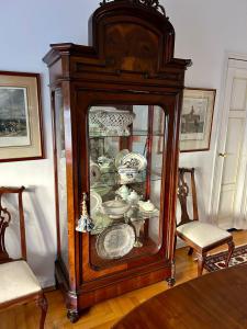 Vitrine de exposição antiga