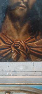 Antico dipinto su rame ,cristo Ecce homo  - Foto 6