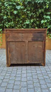 Credenza servante antigua estrecha de chapa de nogal - Foto 8