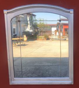 Silvered mirror