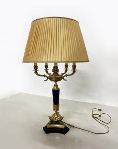 Laudarte Cariti – Luxury lamp in gilded bronze and lapis lazuli