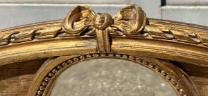 Paravent de cheminée en bois sculpté, avec miroir - Foto 6