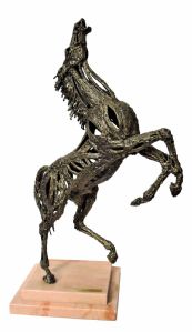 "Cavallo Rampante" - acciaio elettrosaldato 